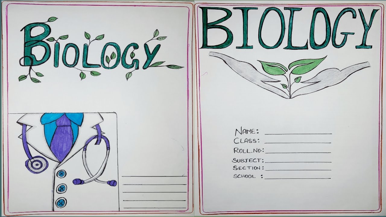 border design for biology assignment