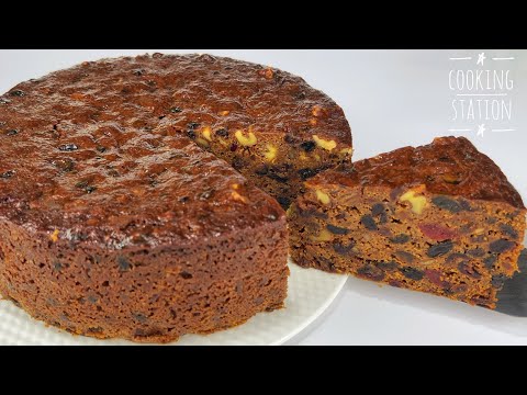 Super Moist  Rich Fruit Cake Christmas! Simple and very tasty!