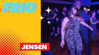 Social dancing at Capital Bachata Festival 2023 in Ottawa  "Frio by Jensen"