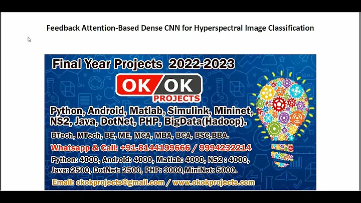 Feedback Attention Based Dense CNN for Hyperspectral Image Classification