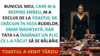Bunicul mi-a refuzat toastul de Crăciun, dar tata a înmânat un document ce a schimbat soarta tutu...