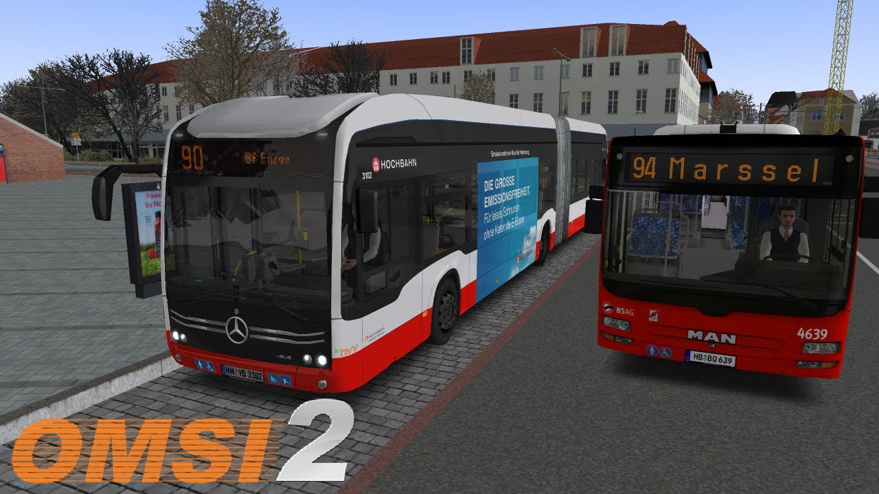 Bremen unsicher machen | Omsi 2 | Linie 90 | Mercedes E Bus | Bremen Nord #05