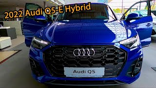 2022 Audi Q5-E 367Hp Hybrid In Ultra Blue Metallic