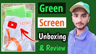Youtube Green screen Unboxing & Review Daraz. pk | Chroma Key | Background Remove