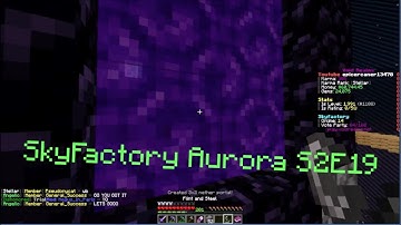 coal quests completed + nether time (voidrealms skyfactory aurora S2E19)