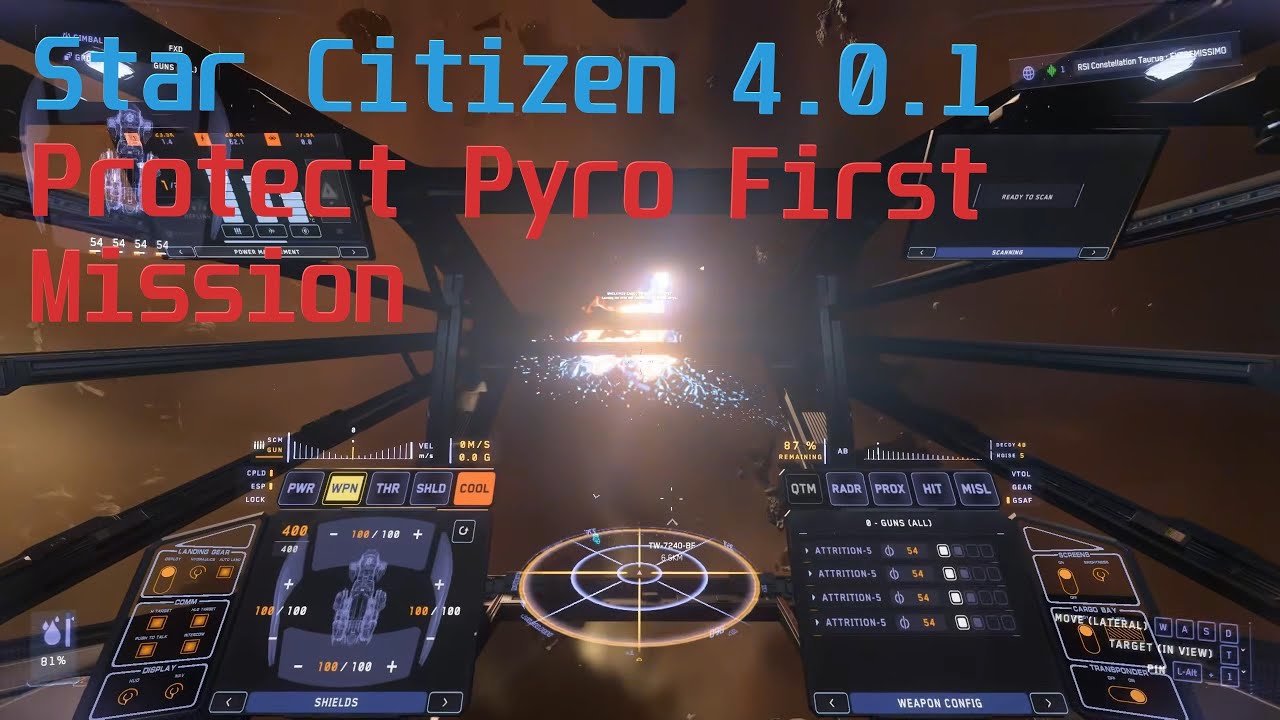 STAR CITIZEN 4.0.1 [GER/DE] - #1 PROTECT PYRO - STRIKE SUPPLY CONVOY ...