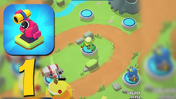 Merge Tower Bots - Gameplay Walkthrough Android, IOS Part 1