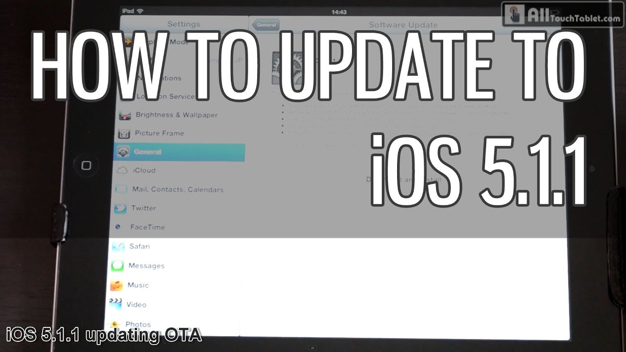 How To Update Ipad 5.1.1 To Ios 10