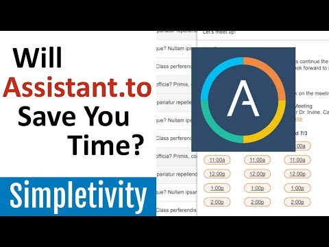 Assistant.to - Book Meetings with 1 Email (No back & forth)