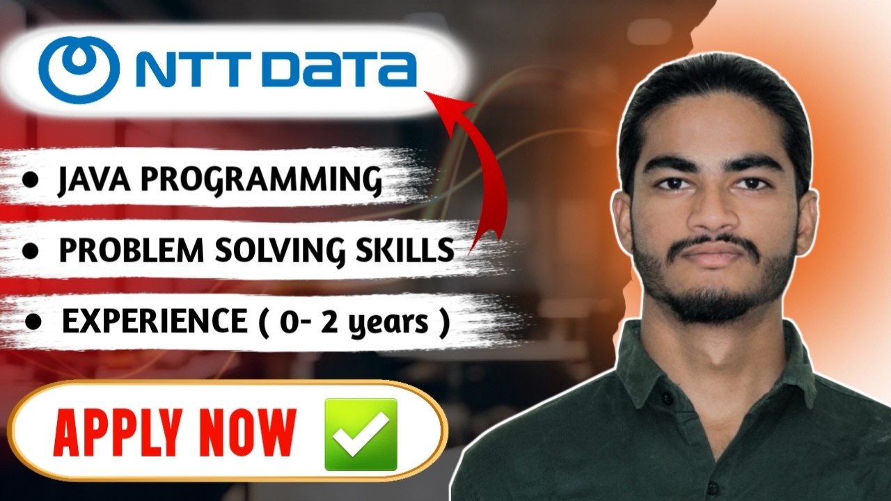 NTT DATA Hiring 2026 🔥 Java Developer Freshers | Bangalore Jobs ...