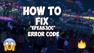 NBA 2K17 -  HOW TO FIX ERROR CODE "EFEAB30C" WORKS EVERY TIME!! Profile