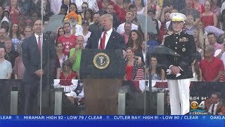 President Trump Takes Center Stage At \\