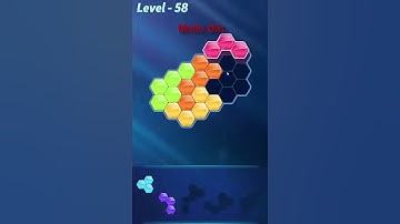 BLOCK! Hexa Puzzle! Intermediate Level 58 (Basic) - Lösung Solution Walkthrough