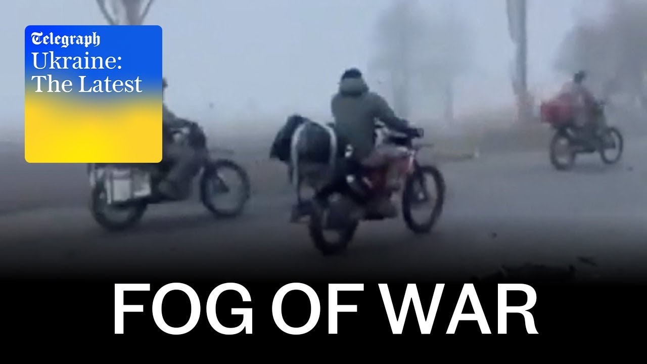 Motorcyclists slip into frontline Pokrovsk under cover of fog | Ukraine: The Latest