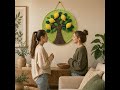 Crochet Lemon Tree Applique 🌿🍋 Easy Wall Hanging Pattern | Beginner Friendly Crochet Tutorial PDF