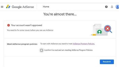 Adsense Your Account wasn