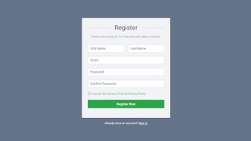 How To Create Responsive Registration Form Using Bootstrap 5 🔥 | Step-By-Step Tutorial for Beginners