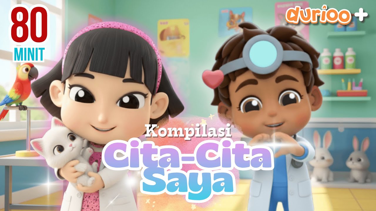 ✨ KOMPILASI CITA-CITA SAYA | 80 Minit 🎉 | Lagu LITTLE AMMAR | Dari Pengasas Omar & Hana | Durioo+
