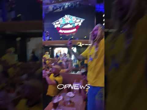 Видео: Swedish fans in Saint-Petersburg
