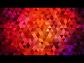 Beautiful Fall Autumn Triangle Tessellated Pattern 4K DJ Visuals Loop Background