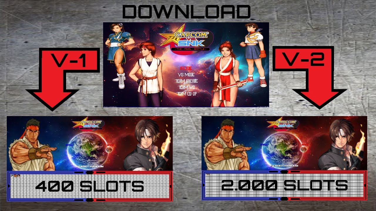 SCREENPACK - [ MUGEN ] - SNK VS CAPCOM 90% - 400 SLOTS / 2.000 SLOTS ...