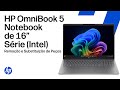 Remoção e substituição de peças | HP OmniBook 5 Série de Laptops de 16 polegadas (Intel)