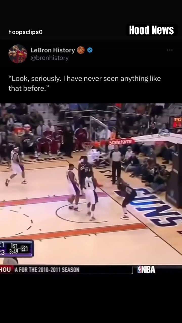 Never seen anything like that before #hoodnews #lebronjames #kingjames #omg #clevelandcavaliers #how