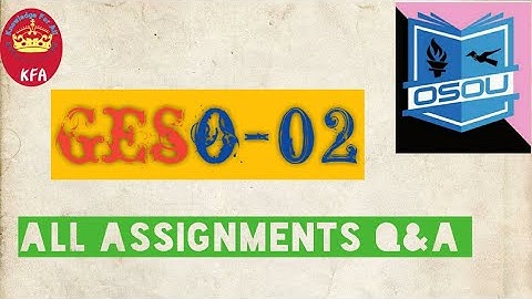 #GESO-02 All assignment Questions and Answer in one video #osou