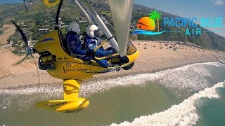 Buzzing the ocean in a Light Sport Trike! (Pacific Blue Air)