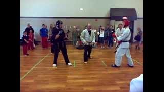 Black belt kumite (sparring)