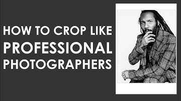 how to properly crop in photoshop