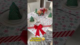 Aquí te dejo una idea para decorar tu mesa #hacks #navidad #ideas #homedecor #decoracion #tips