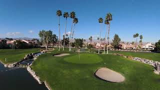 Palm Royale CC - Public Disc Golf Course - Front 9 Flyover