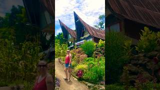 Traditional Batak houses in beautiful Tuktuk village - North Sumatra #exploreindonesia