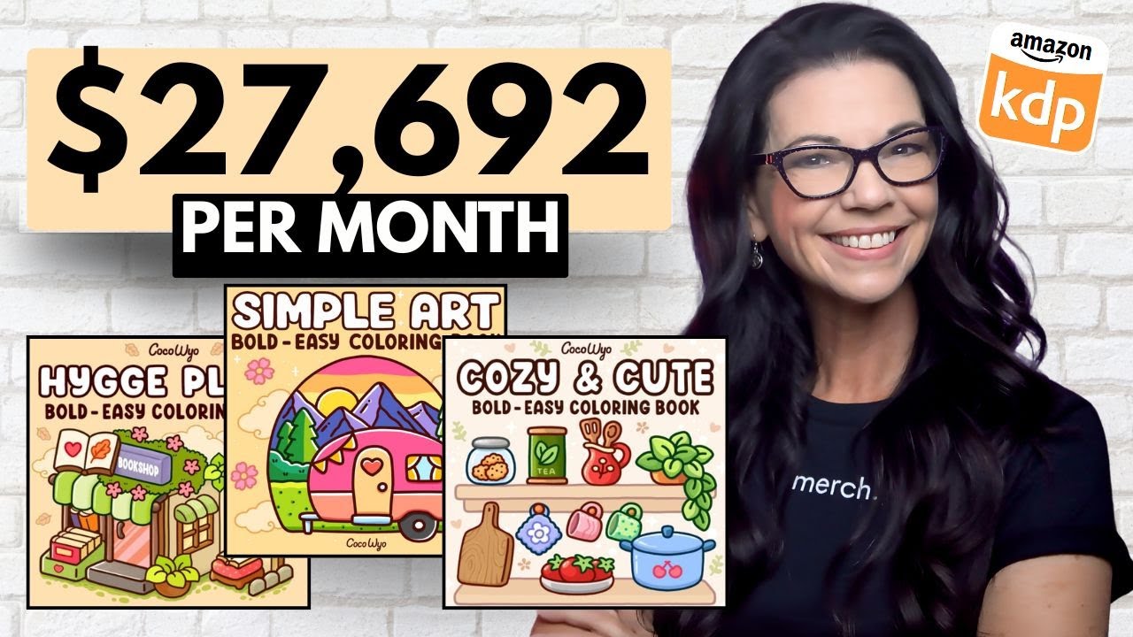 САМАЯ ПРОСТАЯ раскраска НА СВЕТЕ (полное руководство по Amazon KDP и Book Bolt)