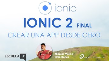 Crear una app desde cero con Ionic 2