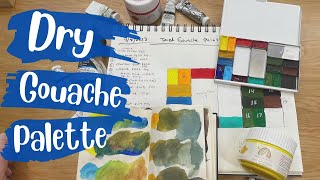 The Magic of Dry Gouache: Plus Color Mixing & Swatching with Senex!