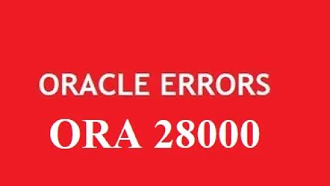 #7- Error ORA 28000 The account is lock 🔥