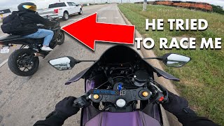 How Fast is A Yamaha R7? | Yamaha R7 POV Riding | Riding With An R3!