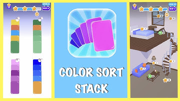 Color Sort Stack Gameplay Walkthrough  | iOS | by Rollic Games