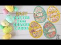 Easy Easter Egg Shaker Cards using Queen & Co.'s Easter Egg Kit & Echo Park I Love Easter Paper Pad