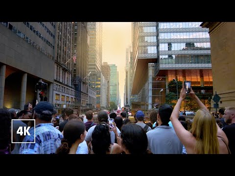 New York, الولايات المتحدة | Midtown MANHATTAN | جولة مشي 4K