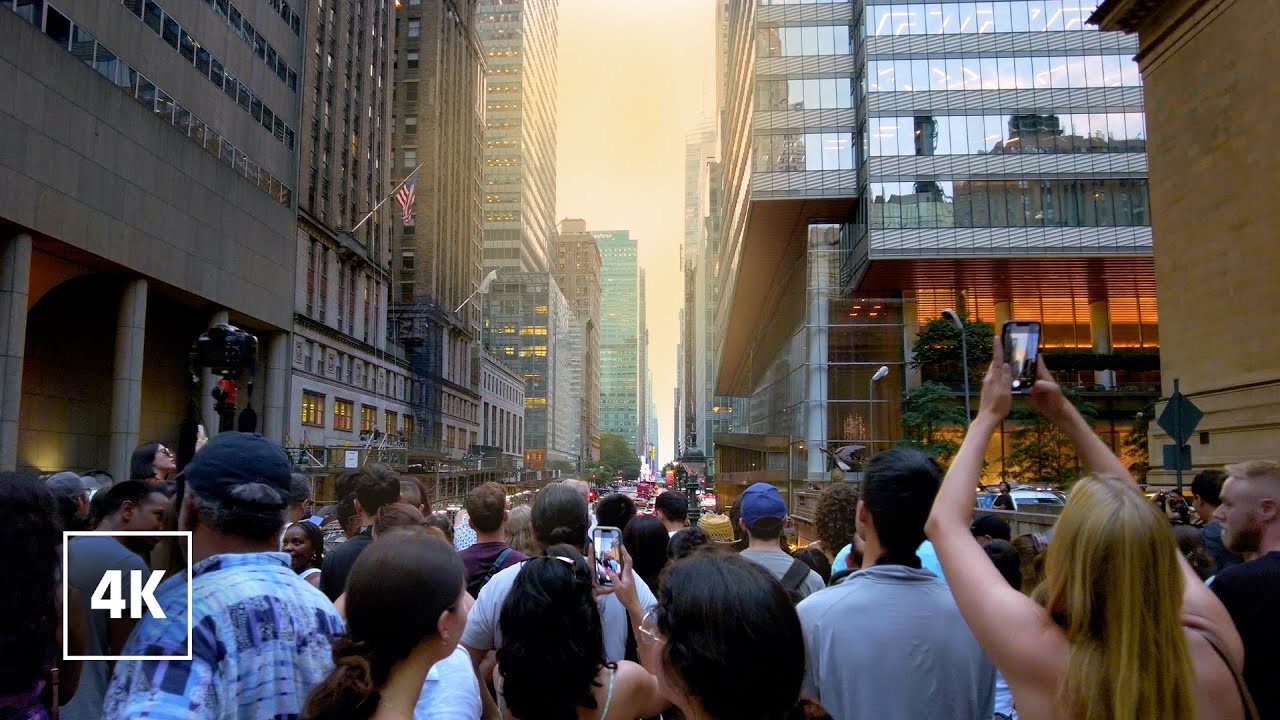 New York, Amerika Serikat | Midtown MANHATTAN | Tur Jalan Kaki 4K