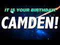 HAPPY BIRTHDAY CAMDEN! This is your gift.