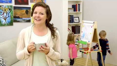 Height adjustable wooden easel