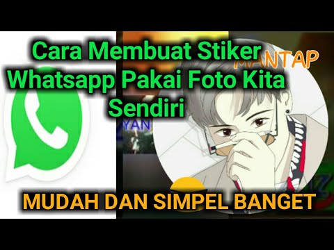  Cara  Membuat Stiker  Whatsapp Pakai  Foto Sendiri YouTube