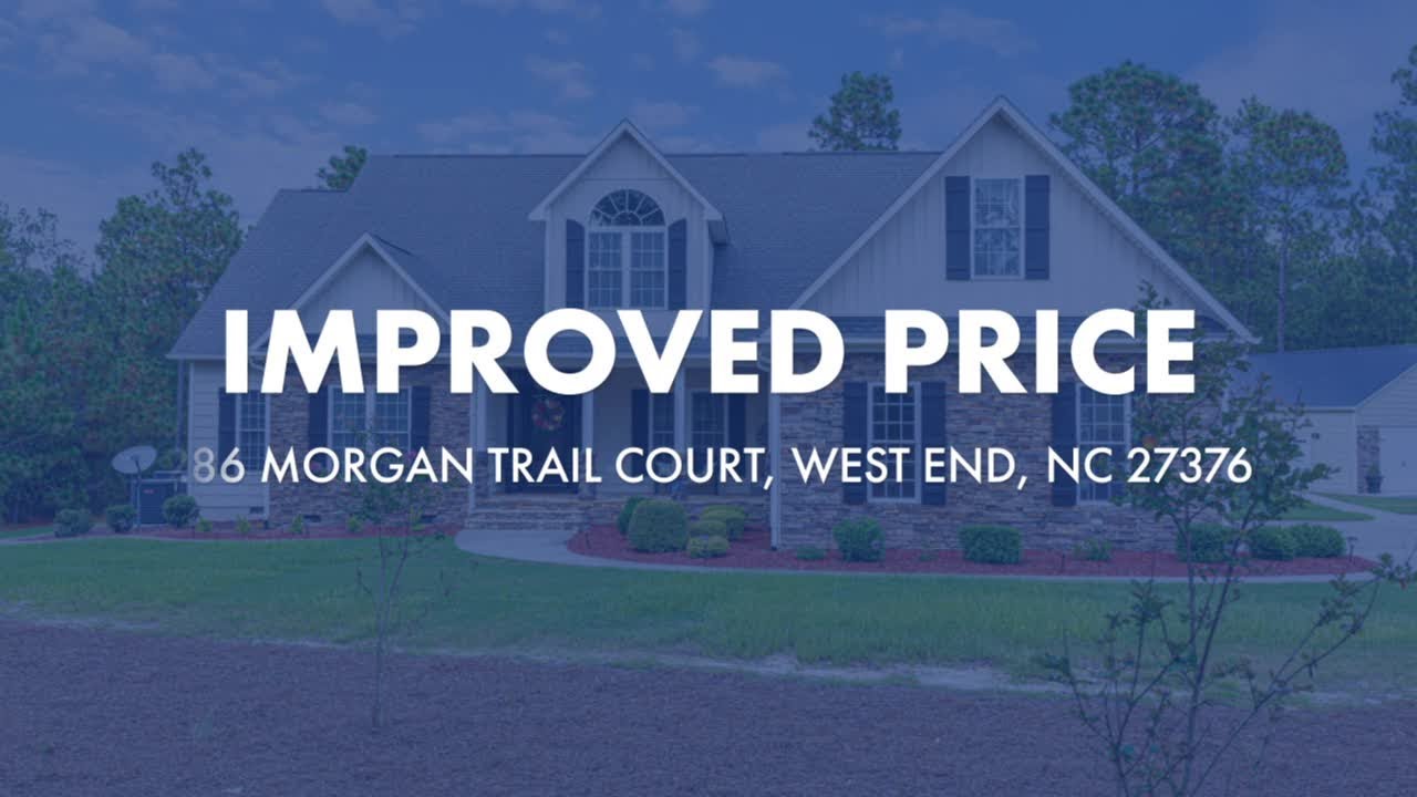 Active in 286 Morgan Trail Court, West End, NC 27376 Contact me for a showing!