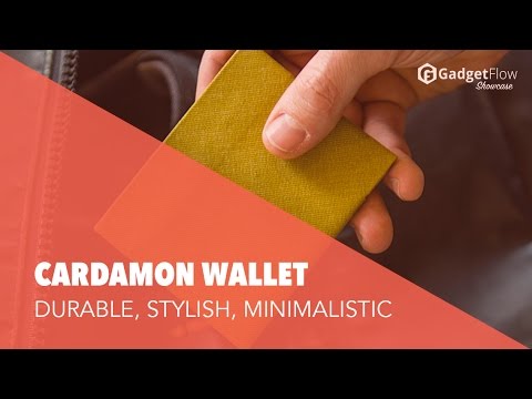 Video: Cardamon, Den Uforgængelige, Minimalistiske Tegnebog