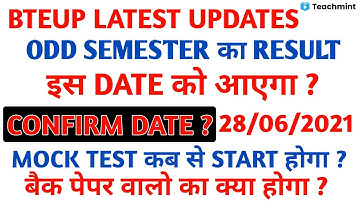 Bteup Exam Date 2021 | Bteup Exam Latest News today | Upbte New Update Today/Diploma News |Teachmint