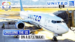 TRIP REPORT | 5 Hours on a 737 MAX | Los Angeles to Boston | UNITED Boeing 737 MAX